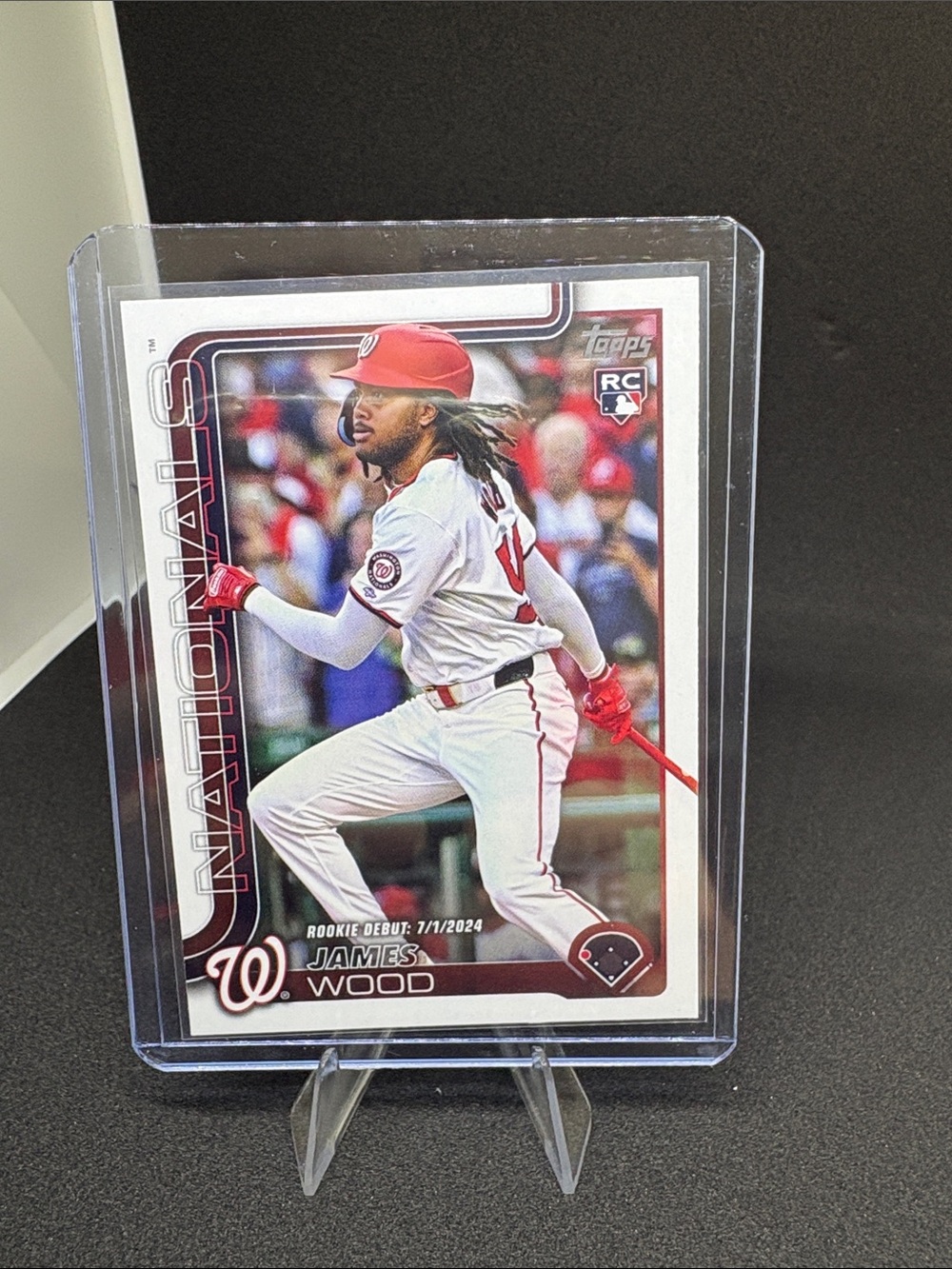 Topps James Wood Rookie Baseball Card